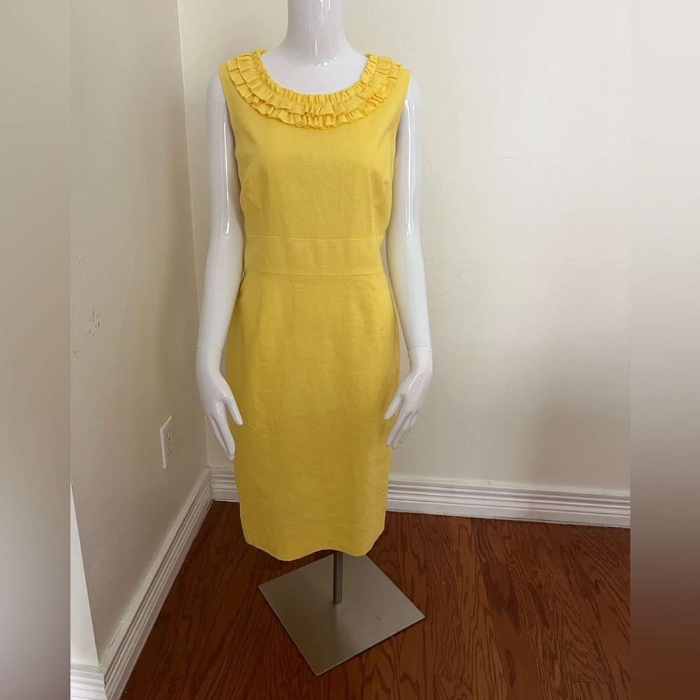 Preston & York Sunny Yellow Midi Dress